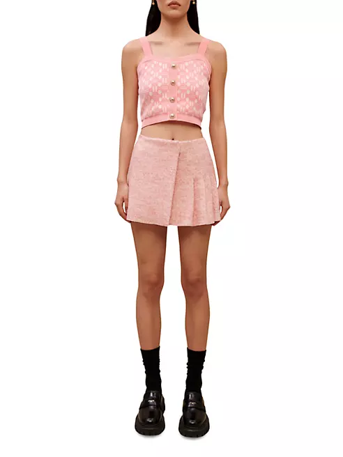Shop Maje Mini skirt | Saks Fifth Avenue