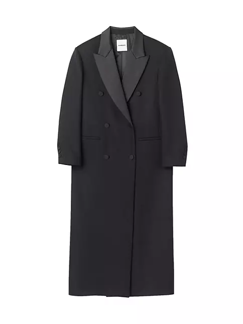 Shop Sandro Long Coat | Saks Fifth Avenue
