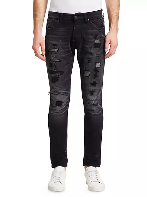 Shop G-Star RAW 5620 3D Zip Knee Skinny Jeans | Saks Fifth Avenue