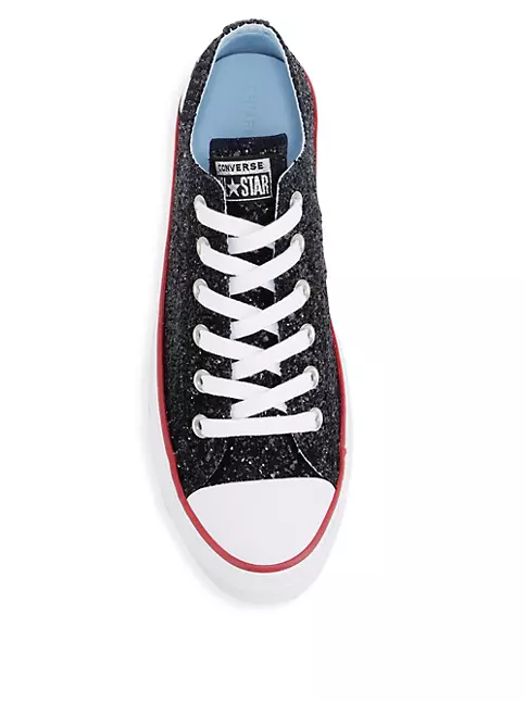 Shop Converse Converse x Chiara Ferragni Low Glitter Sneakers | Saks Fifth