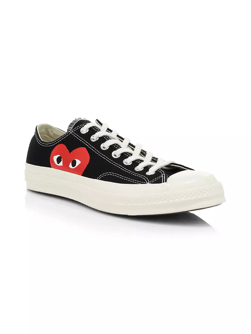 Shop Comme des PLAY CdG PLAY x Unisex Chuck Taylor All Star One Heart Low-Top Sneakers | Fifth Avenue