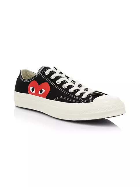 Shop Comme des Garçons PLAY CdG PLAY x Converse Unisex Chuck Taylor All Star One Heart Low-Top Sneakers Saks Fifth Avenue