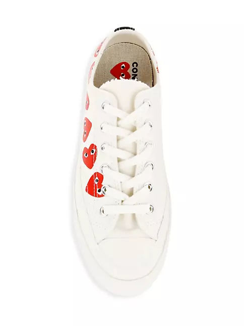 Shop Comme Garçons PLAY CdG PLAY x Converse Unisex All Star Multi Low-Top Sneakers | Saks Fifth Avenue