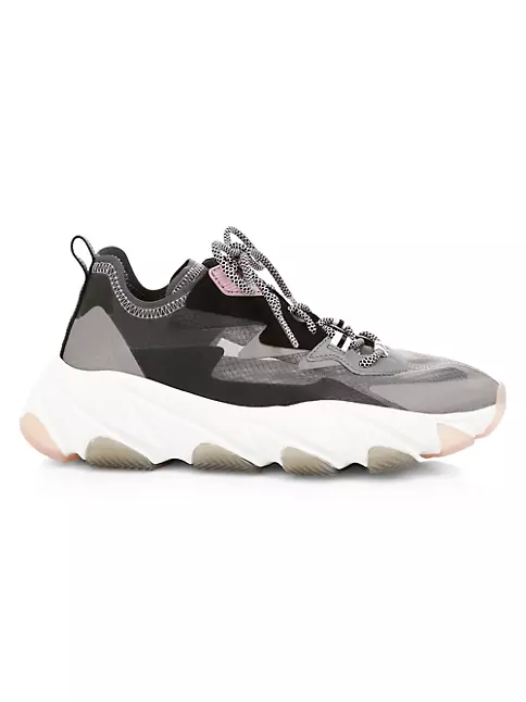 Shop Ash Eclipse Mixed-Media Chunky Sneakers | Fifth Avenue