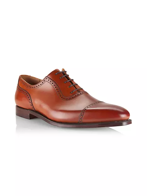 Shop Crockett & Jones Main Westbourne Leather Oxford Shoes | Saks Fifth ...