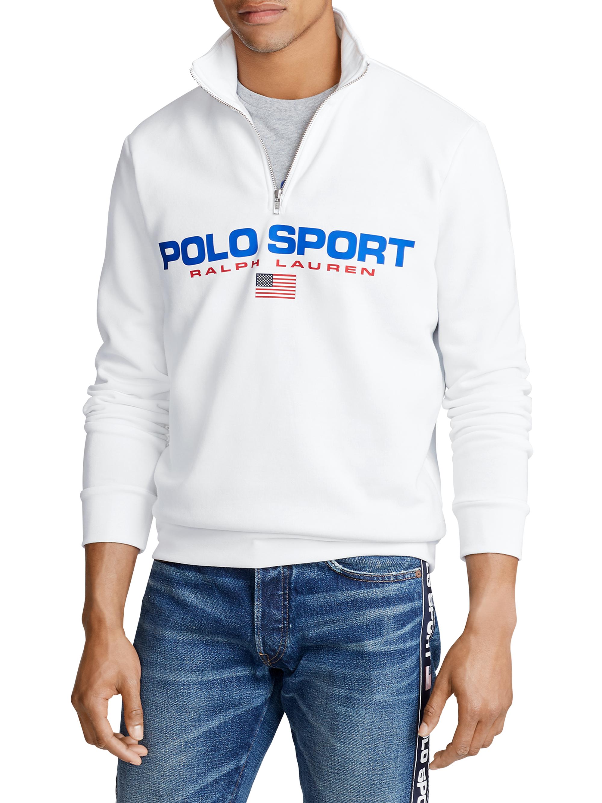 Shop Polo Ralph Lauren Polo Sport Half-Zip Sweatshirt | Saks Fifth Avenue