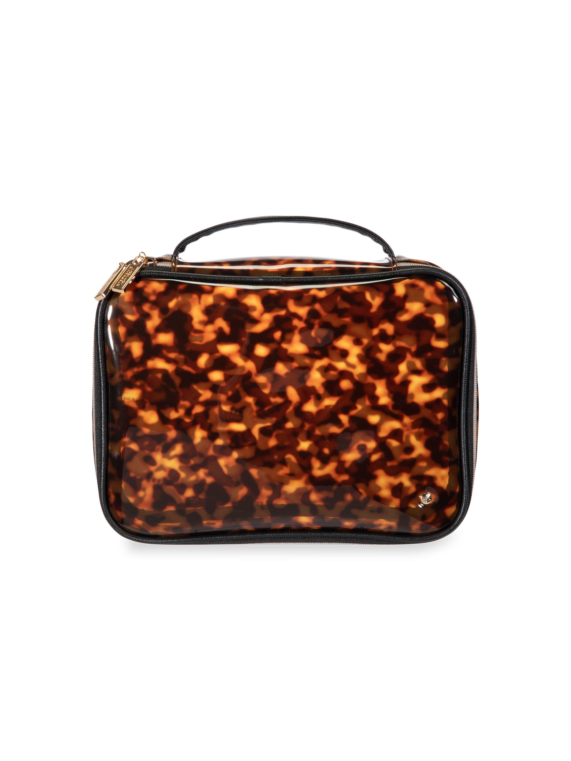Jumbo Miami Clearly Tortoise Makeup Bag