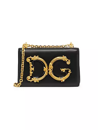 D&G Girls Leather Shoulder Bag