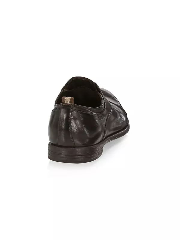Shop Officine Creative Arc Cap-Toe Leather Dress Shoes