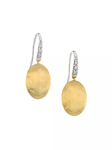 Siviglia 18K Yellow Gold & Diamond Drop Earrings