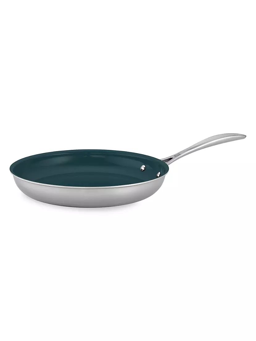 ZWILLING Spirit 3-ply 14-inch Stainless Steel Ceramic Nonstick Fry Pan