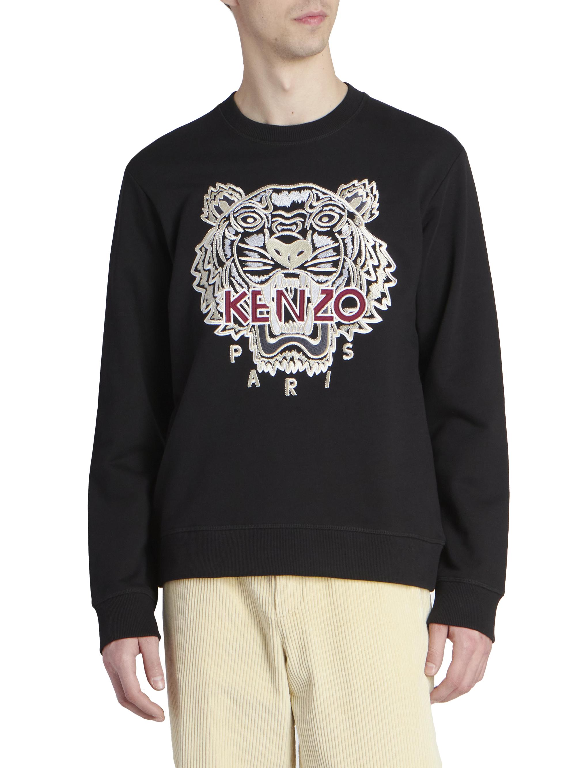 Shop Kenzo Varsity Tiger Crewneck Sweatshirt | Saks Fifth Avenue