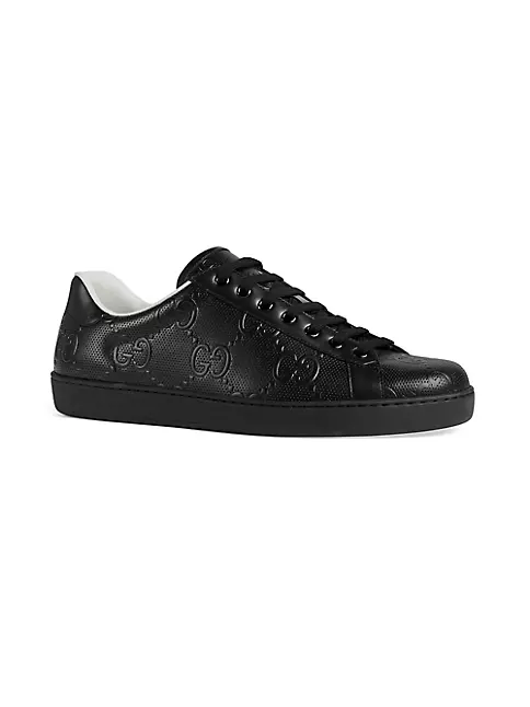 Shop Gucci GG Embossed Ace Sneakers | Saks Fifth Avenue