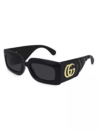 53MM Rectangular Shield Sunglasses