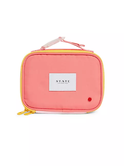 State Bags Rodgers Lunch Box in Orange/Pink