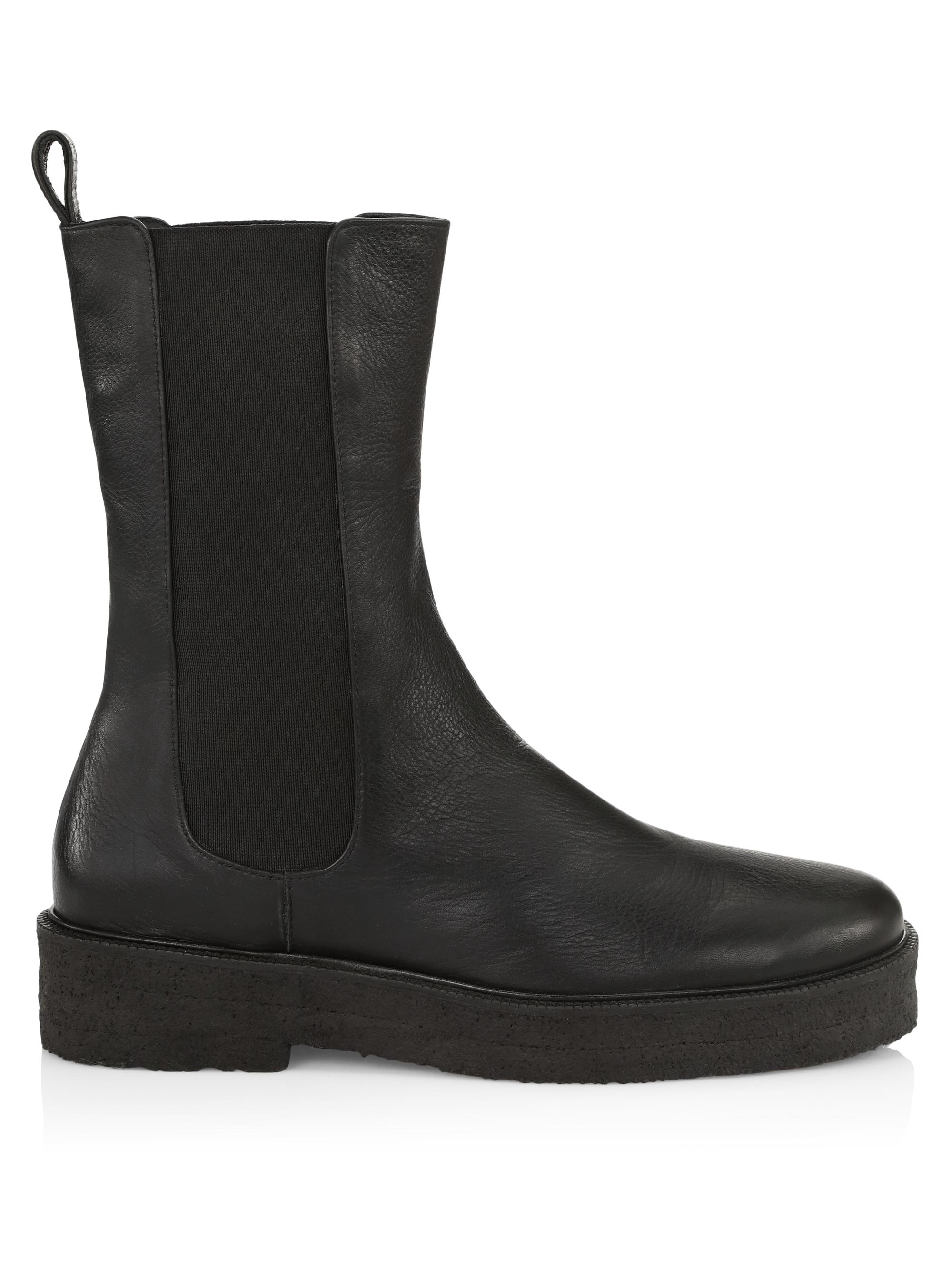 staud palamino leather chelsea boots
