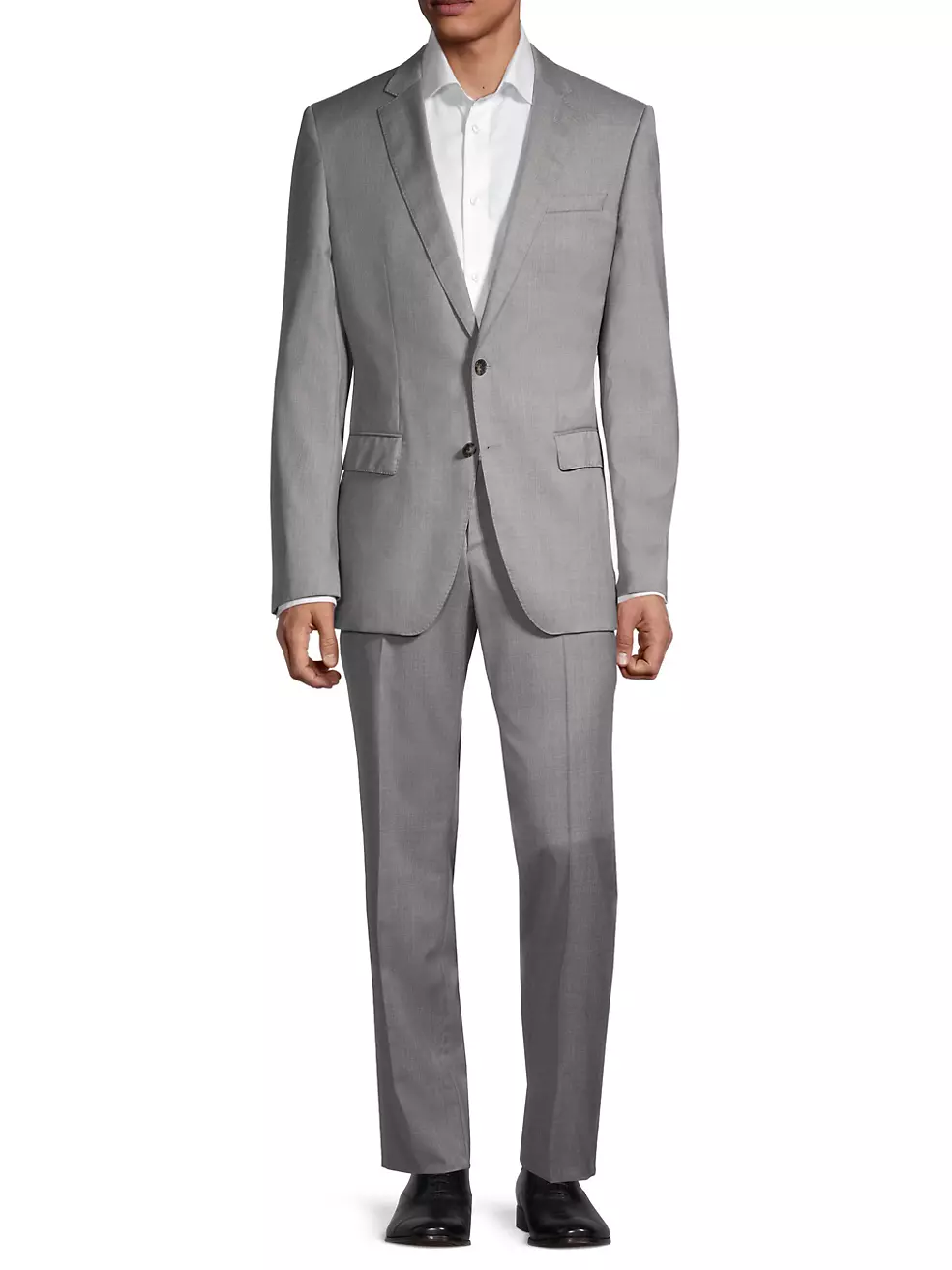 BOSS Huge Genius Slim-Fit Virgin Wool Suit | Saks Fifth Avenue