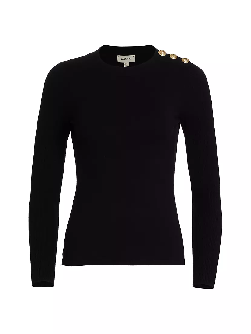 Shop L'AGENCE Erica Pullover Sweater | Saks Fifth Avenue