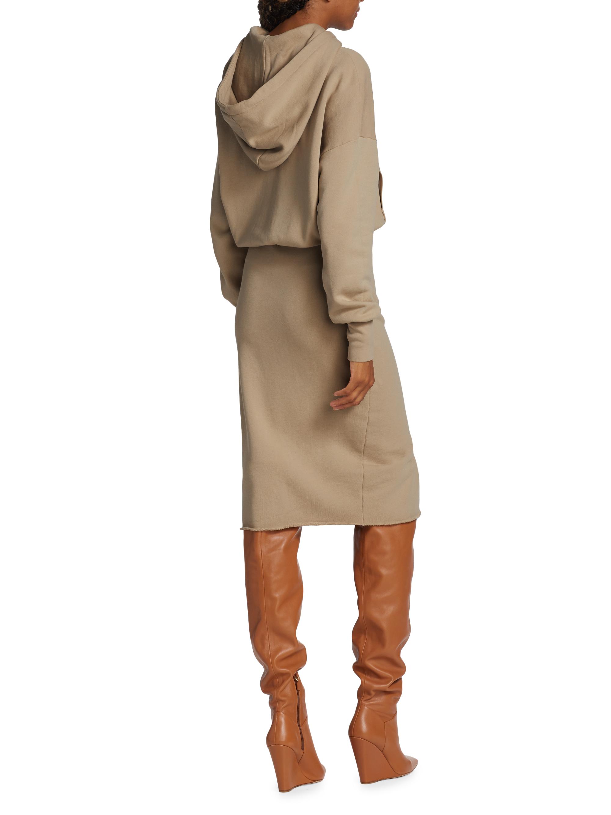 Shop NSF Luq Hooded Zip Sweatshirt Dress | Saks Fifth Avenue