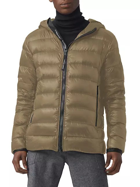 Shop Canada Goose Crofton Hooded Puffer Jacket | Saks Fifth Avenue