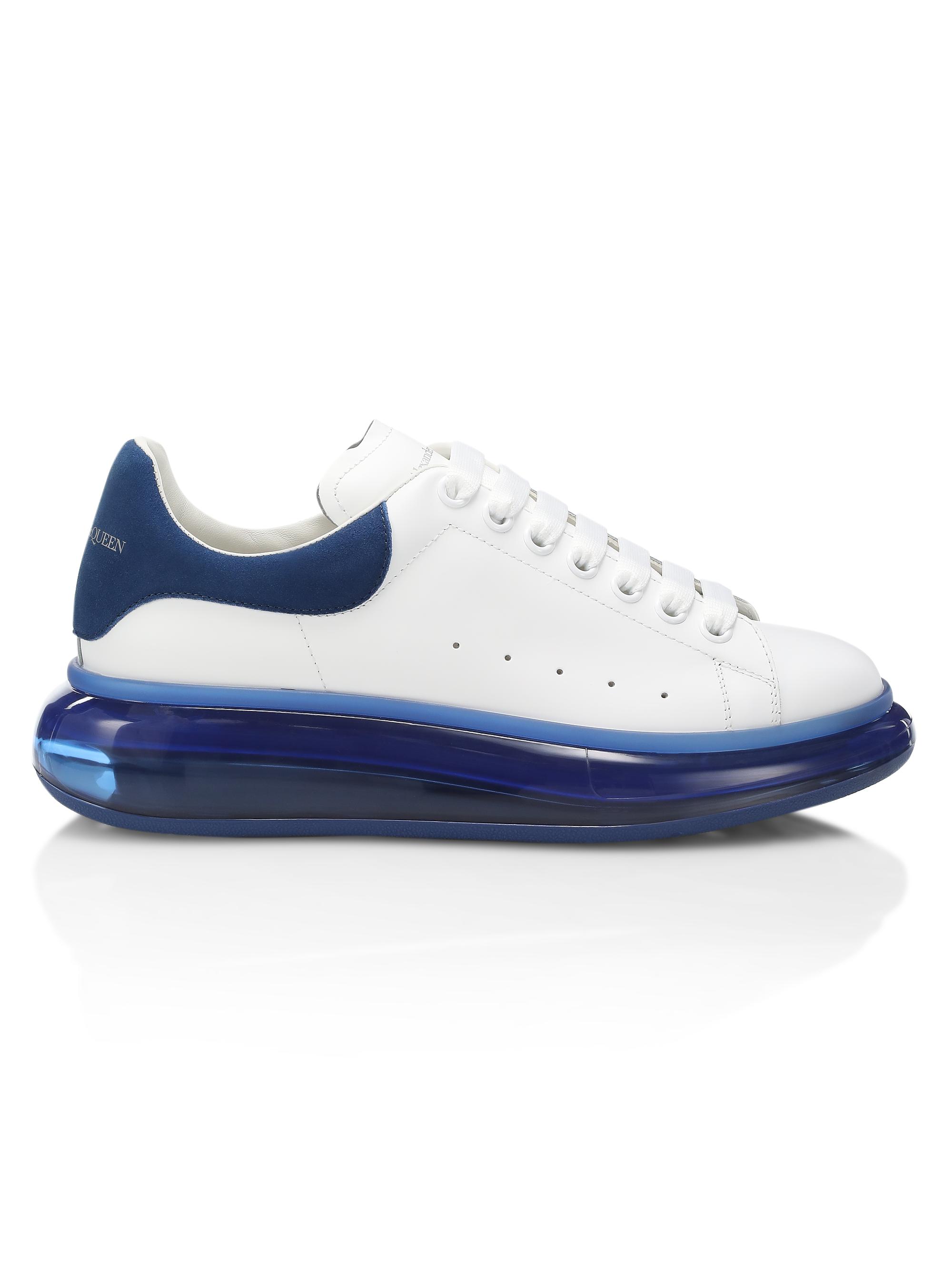 Shop Alexander McQueen Men's Gel Sole Leather Sneakers | Saks Fifth Avenue