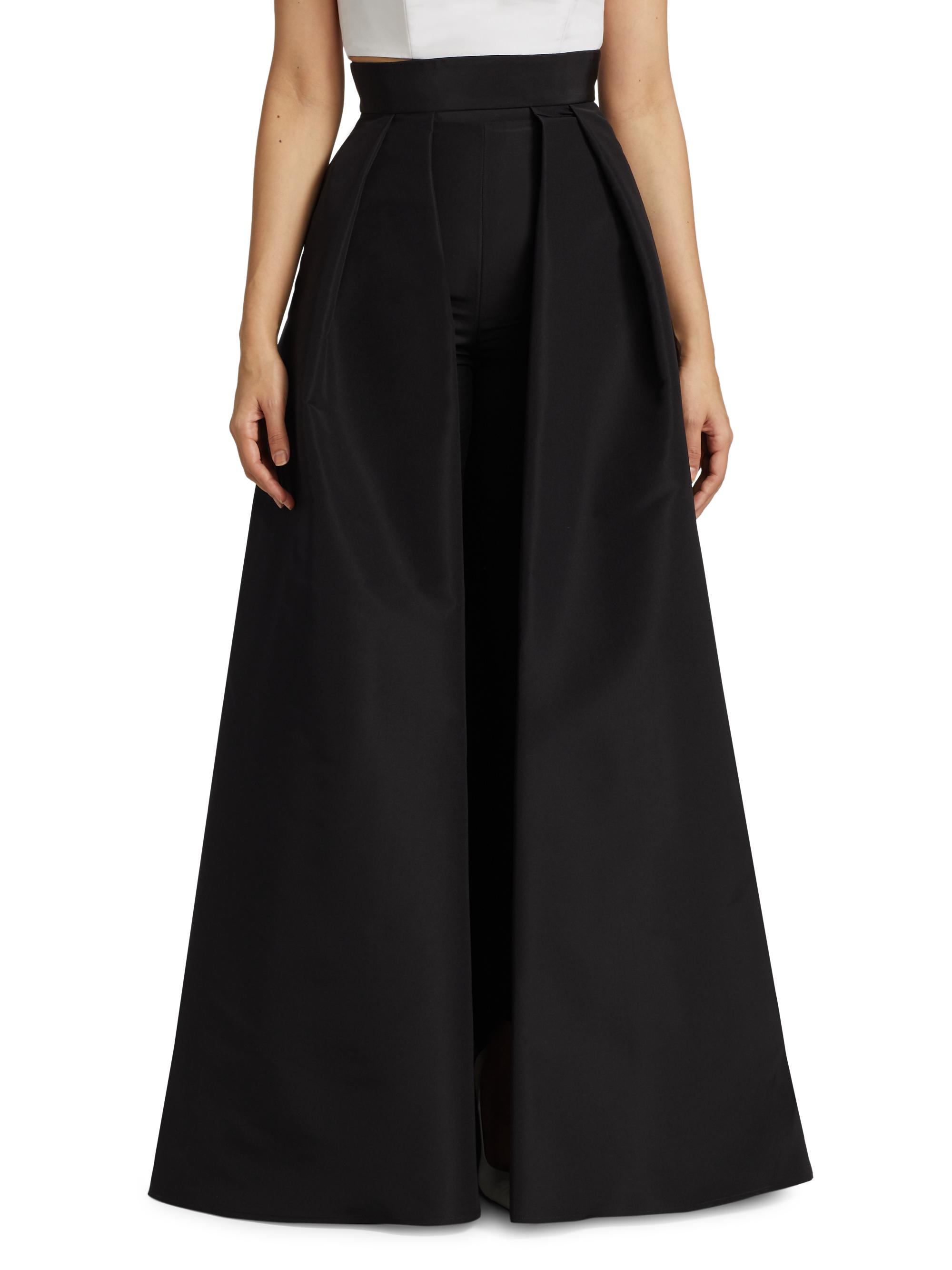Convertible Collection Silk Cigarette Pants & Skirt