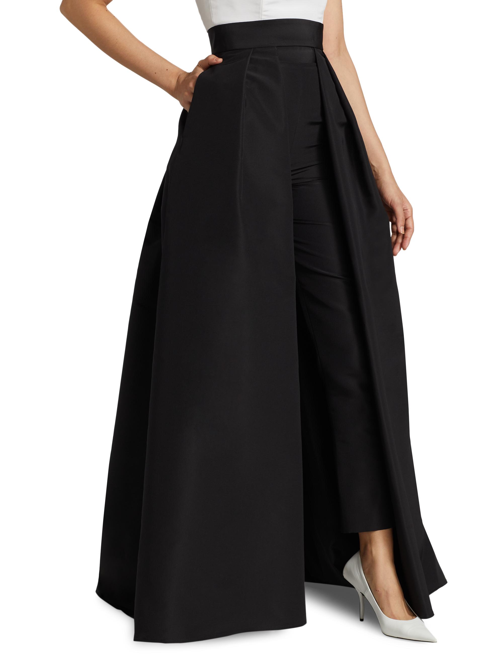 Convertible Collection Silk Cigarette Pants & Skirt
