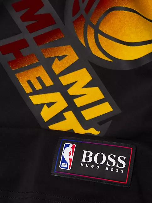 Shop BOSS x NBA Miami Heat Logo Jersey T-Shirt