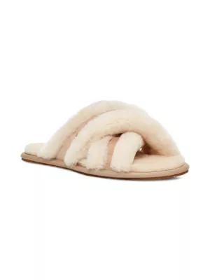 Shop UGG Scuffita Dyed Sheepskin Slippers Saks Fifth Avenue photo