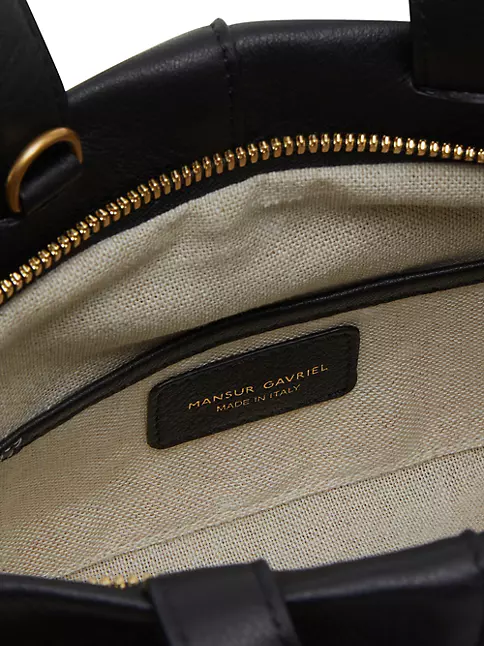Shop Mansur Gavriel Mini Tulipano Leather Bag | Saks Fifth Avenue