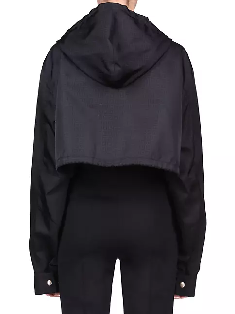 Givenchy 4G Monogram Jacquard Cropped Jacket