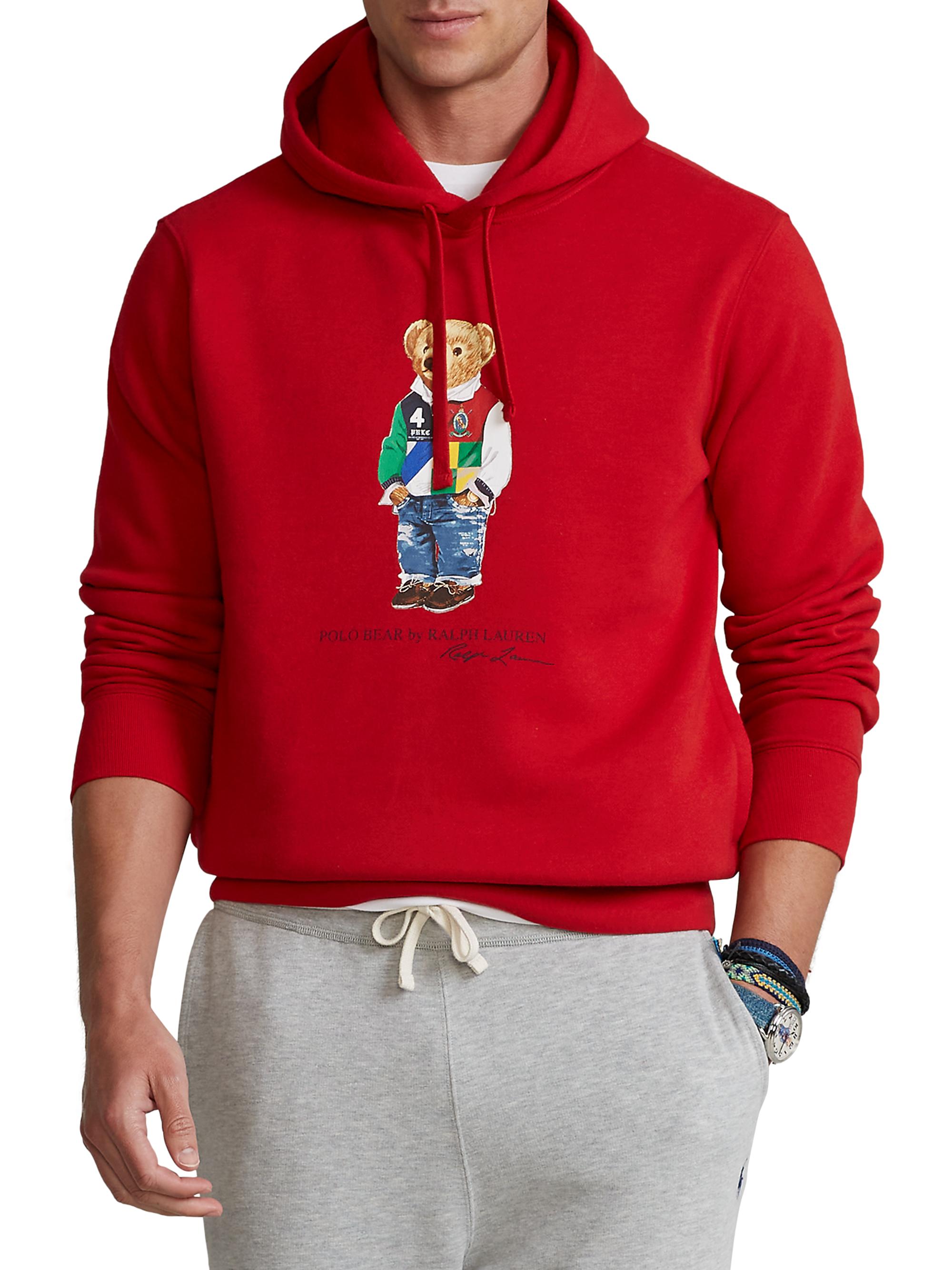 Shop Polo Ralph Lauren Polo Teddy Bear Hoodie Sweatshirt | Saks Fifth Avenue