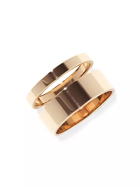 Repossi Women's Berbere 18K Pink Gold 2-Row Ring - Pink Gold - Size 6.75