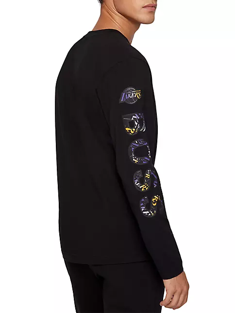 NBA Shirts | NBA Los Angeles Lakers Men's Shirt Large Black Polyester | Color: Black/Yellow | Size: L | Pm-98745314's Closet