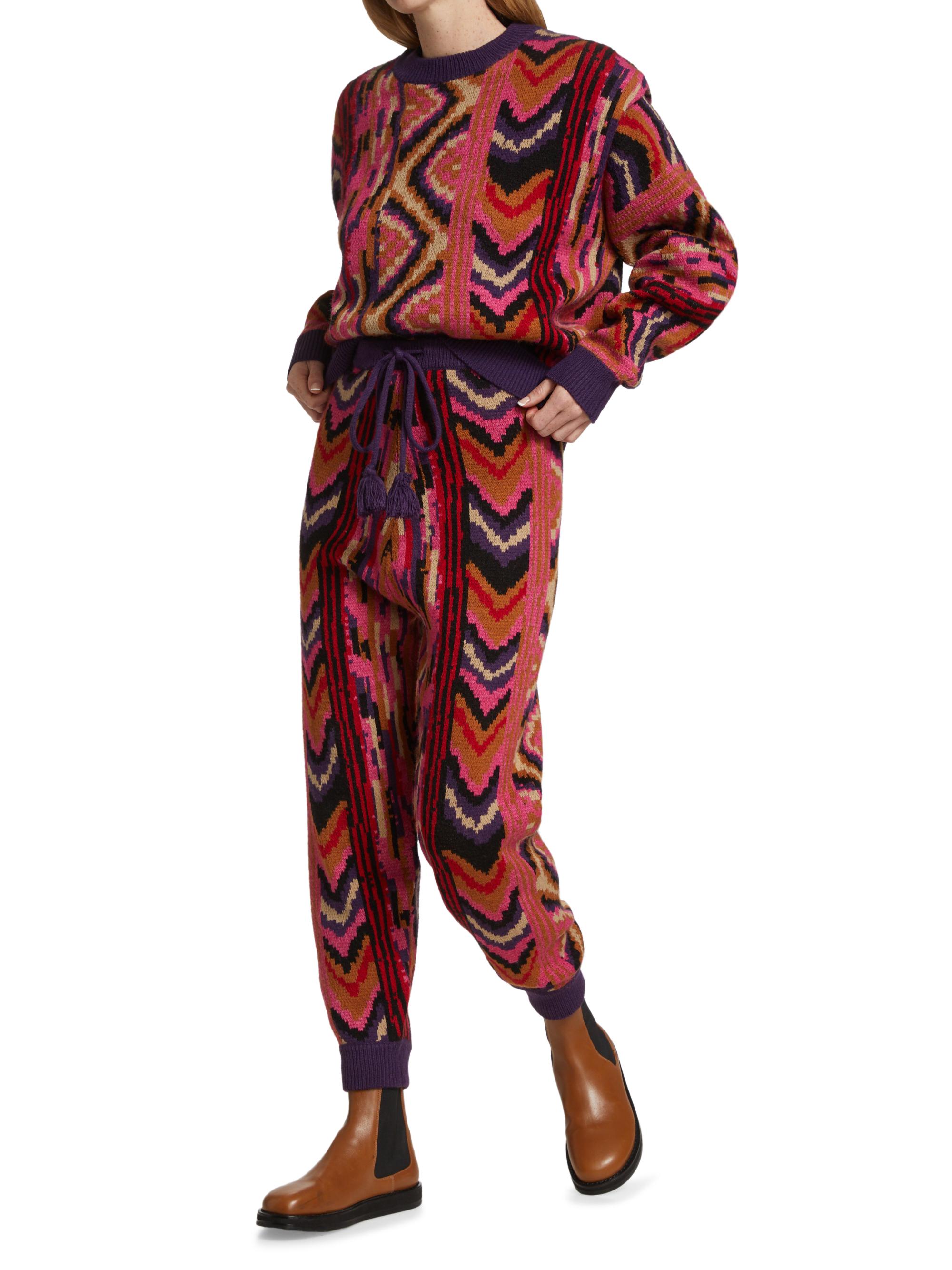Shop Farm Rio Stripes u0026 Patches Sweater | Saks Fifth Avenue