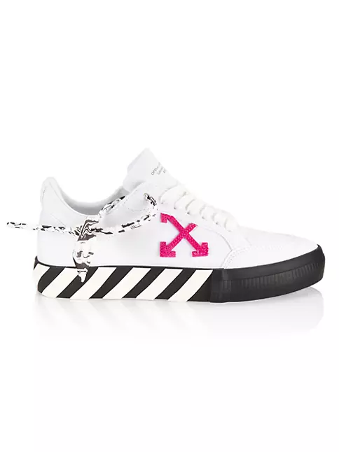 Shop Off-White Vulcanized Canvas Low-Top Sneakers | Saks Fifth Avenue