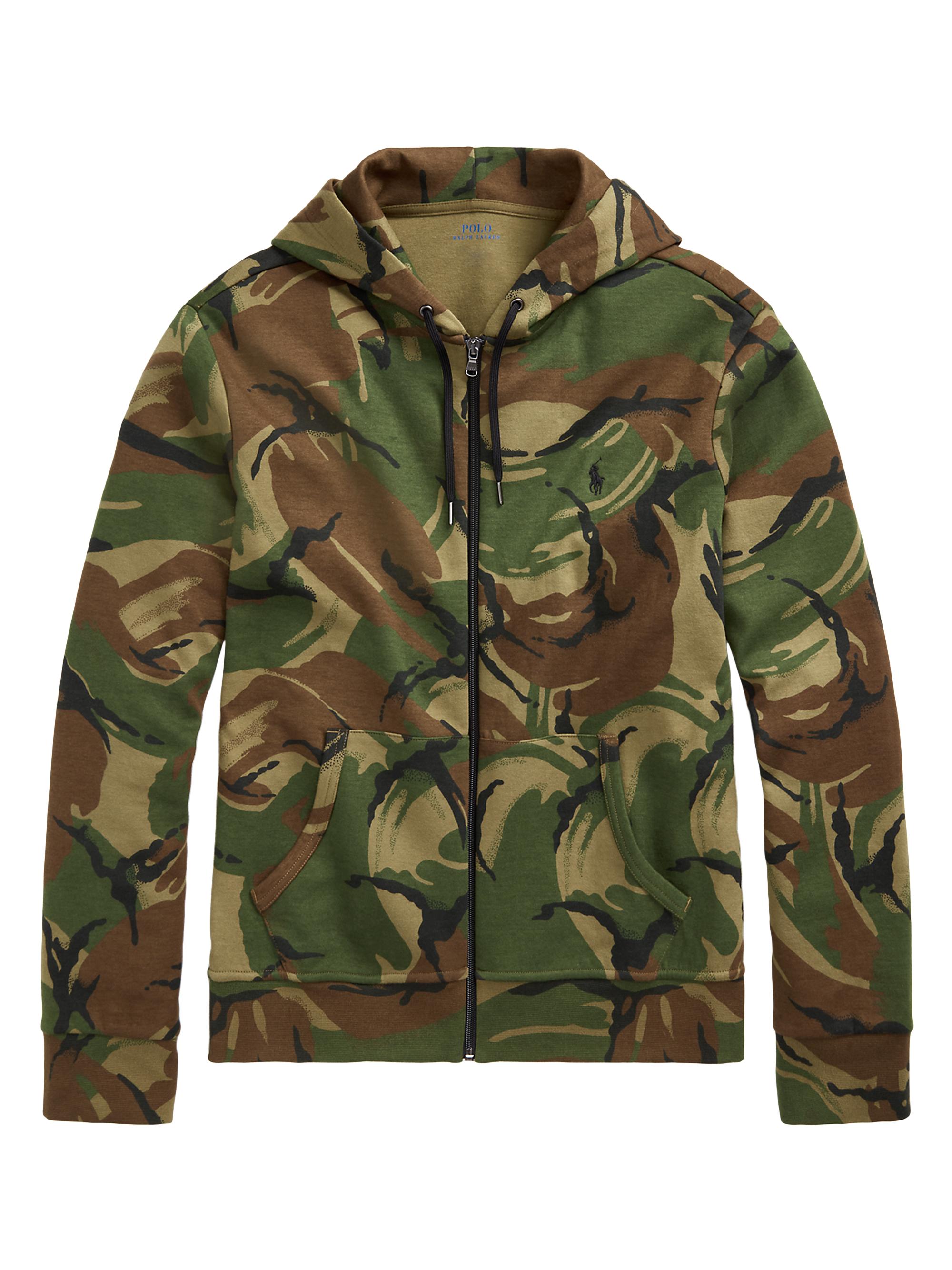 Shop Polo Ralph Lauren Camo Print Zip-Up Hoodie Sweatshirt | Saks Fifth  Avenue