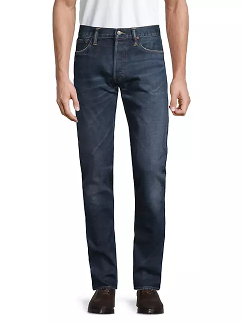 Shop Polo Ralph Lauren Sullivan Slim Stretch Selvedge Jeans | Saks ...