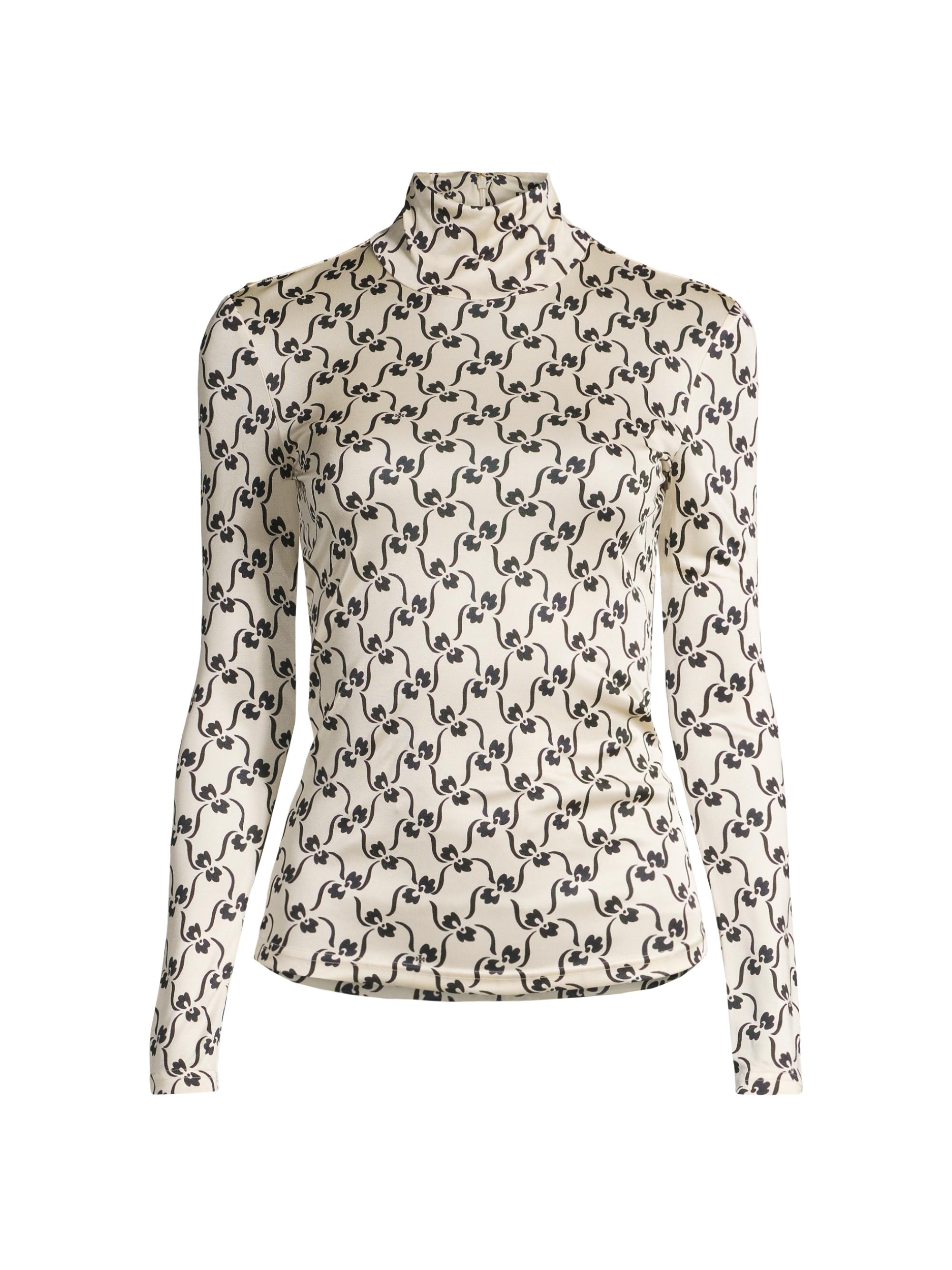 Shop Tory Burch Silk-Blend Jersey Turtleneck | Saks Fifth Avenue