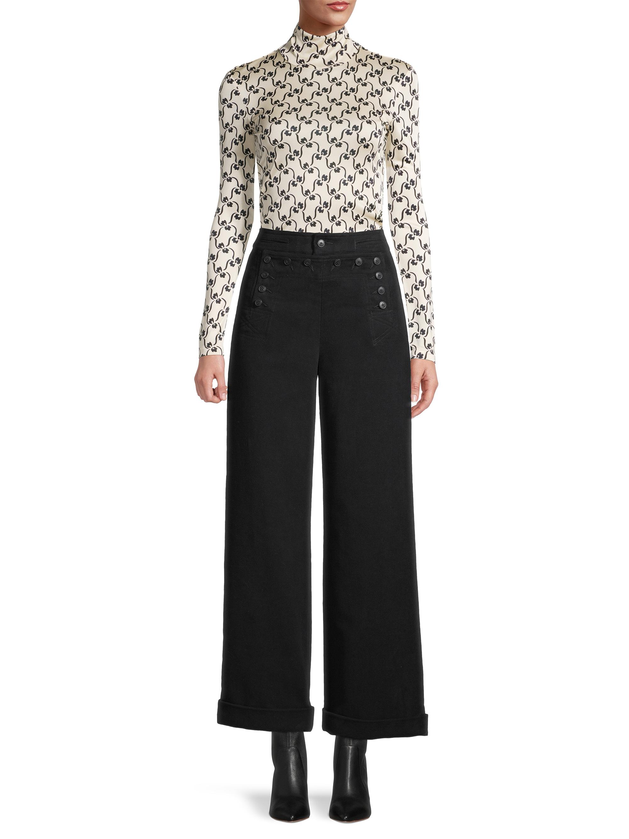 Shop Tory Burch Silk-Blend Jersey Turtleneck | Saks Fifth Avenue