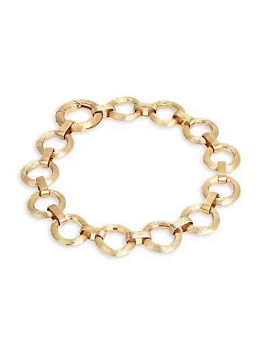 Jaipur 18K Yellow Gold Flat-Link Chain Bracelet