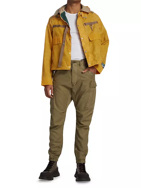 Shop Reese Cooper Cropped Waxed Cotton Hunting Jacket | Saks Fifth