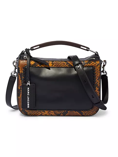 The box bag leather crossbody bag Marc Jacobs Black in Leather