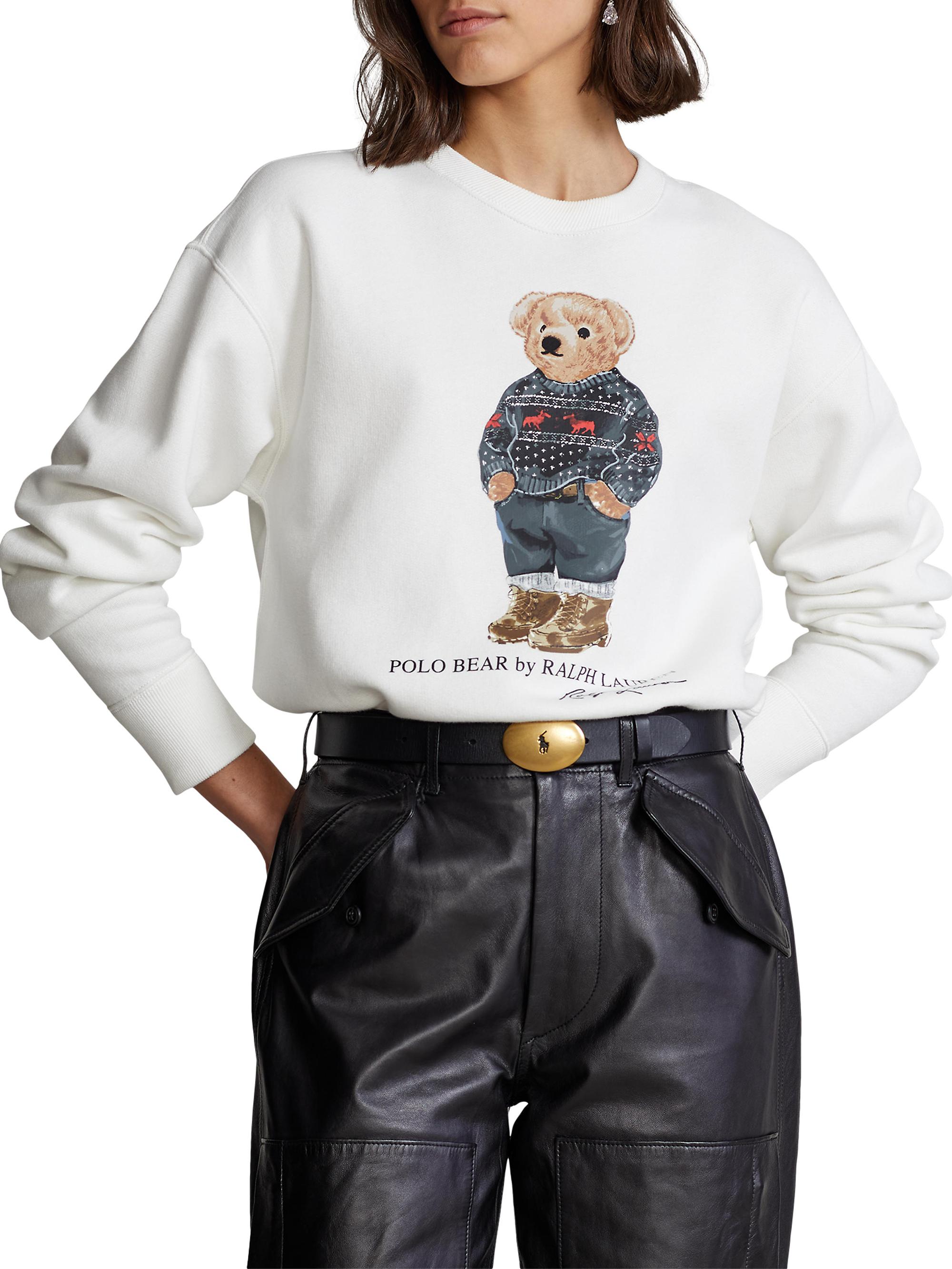 Shop Polo Ralph Lauren Polo Bear Sweatshirt | Saks Fifth Avenue