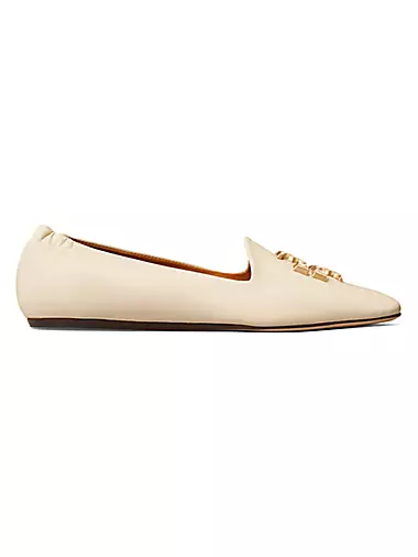 Eleanor Logo Leather Loafers