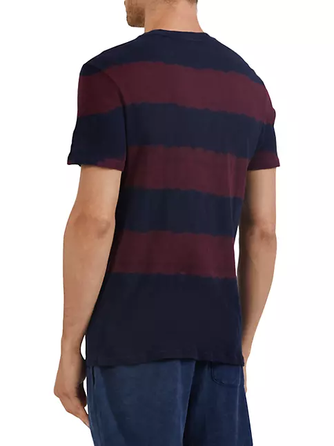 regular triomphe T-shirt in striped jersey