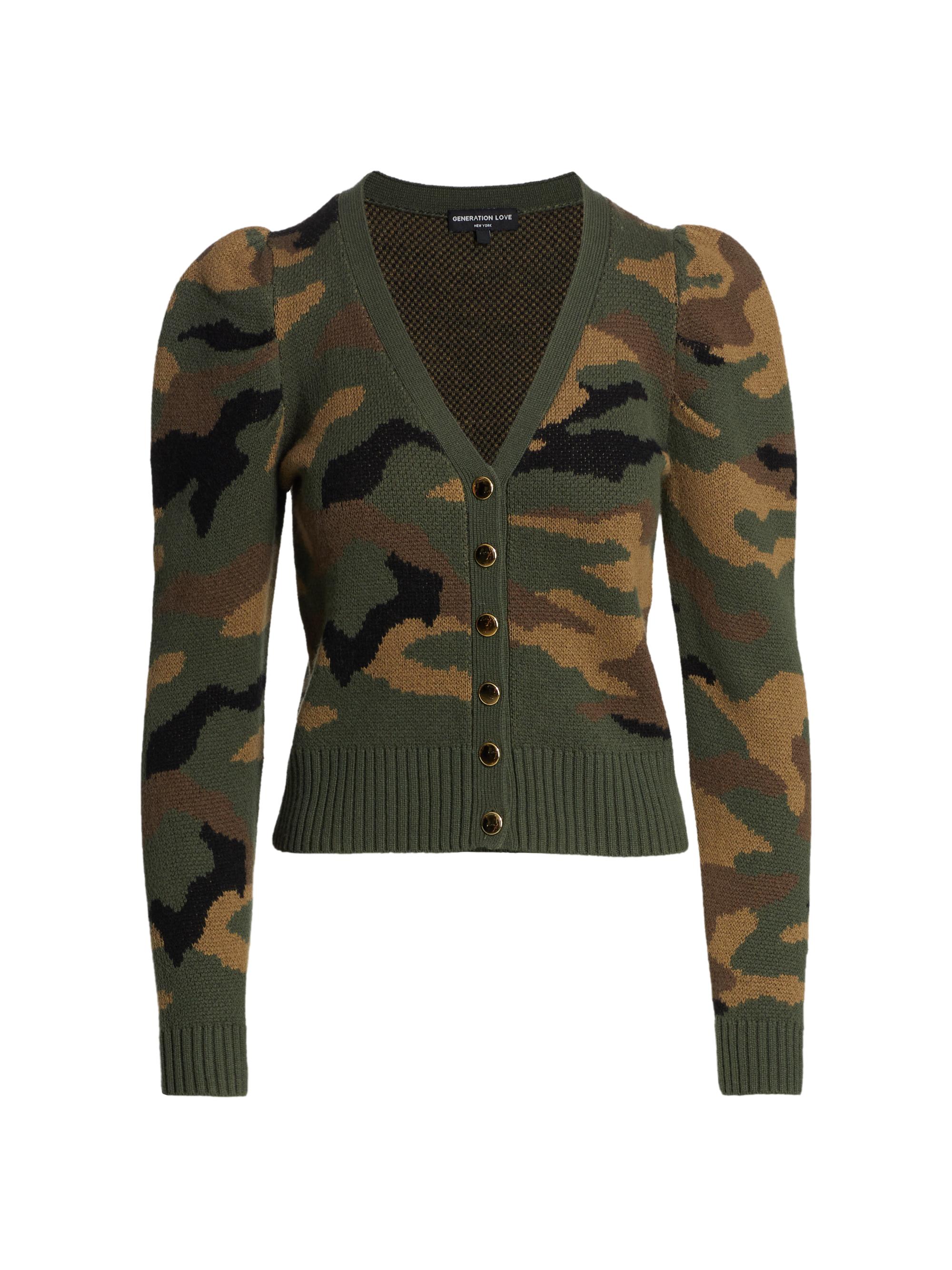 Shop Generation Love Grace Camouflage Cardigan | Saks Fifth Avenue