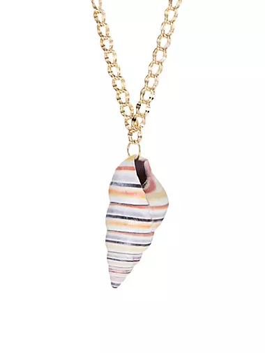 Intemporels Gold-Fill & Coquillage Pendant Necklace