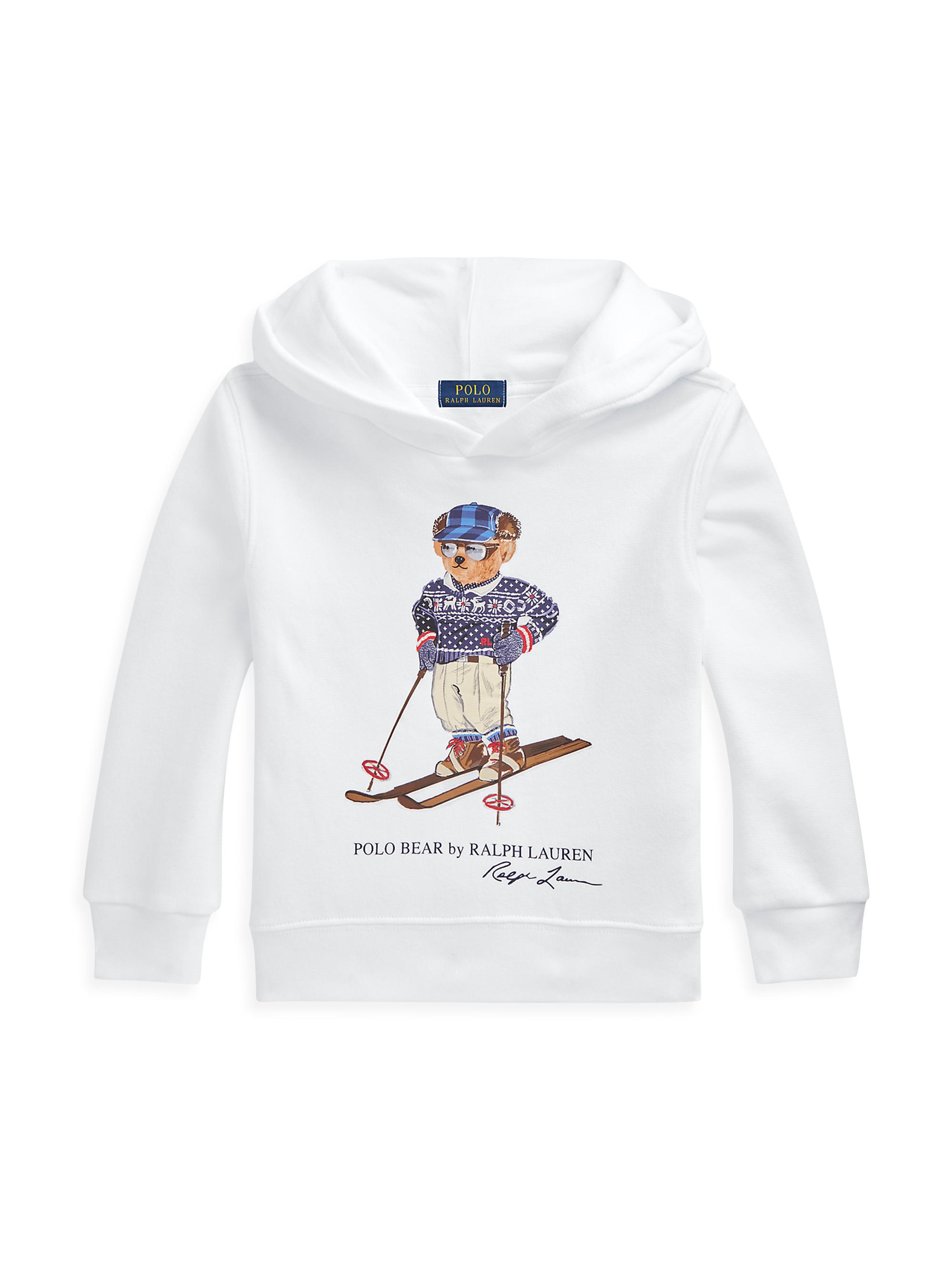 Shop Polo Ralph Lauren Little Boy's Polo Bear Fleece Hoodie | Saks Fifth  Avenue