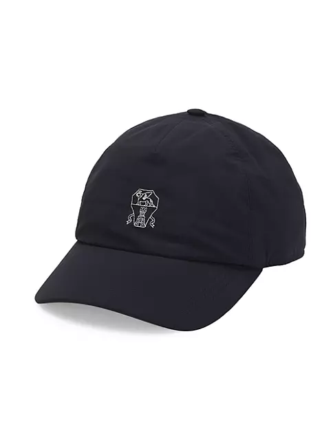 Logo-Embroidered Linen Baseball Cap